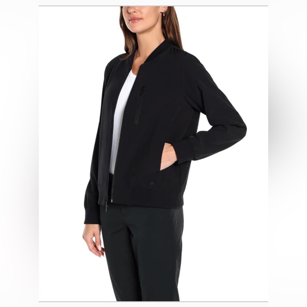 Banana Republic Women's Classic Black Bomber Jacket